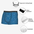 thumbnail image 3 of Yiaed Blue Star Print Print Men's Soft Cotton Boxer Shorts Breathable Boxers Underwear Moisture-Wicking Underwear Stretch Boxer Briefs for Man-Large, 3 of 5