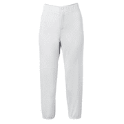Mizuno Youth Girl's Padded Unbelted Softball Pants, Size Small, White (0000)