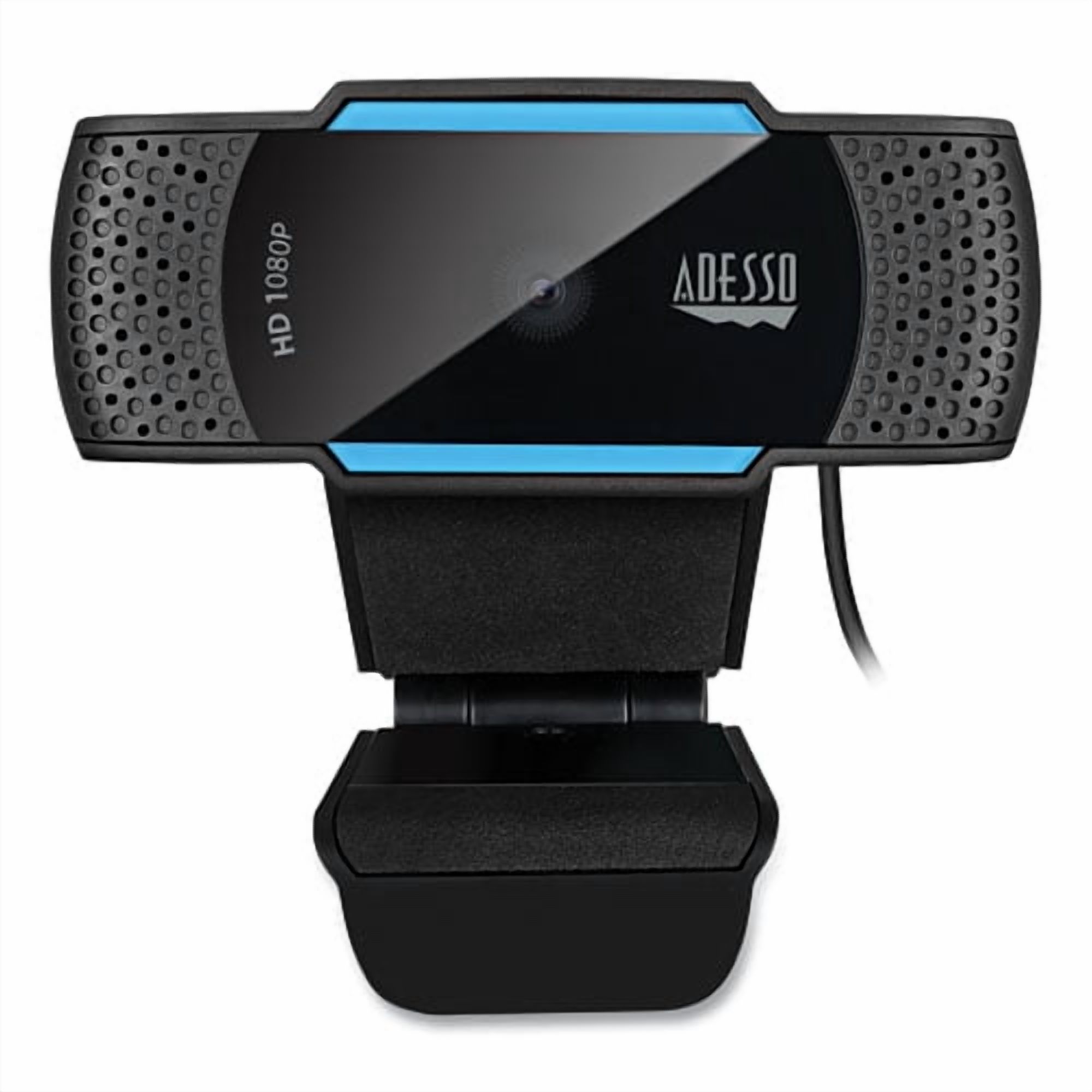 CyberTrack H5 1080P HD USB AutoFocus Webcam with Microphone, 1920 pixels x 1080 pixels, 2 Mpixels, B | Bundle of 2
