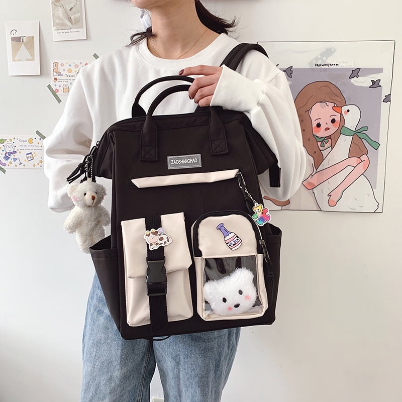 Buy 2021 Preppy Purple Backpack Women 