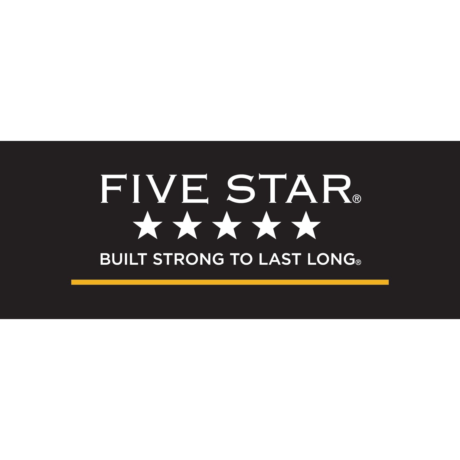 Five Star 4-Pocket Laminated Paper Folder, Orange (33569)