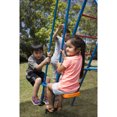 Fitness Reality Kids Fun Series Metal Swing Set with Trampoline and