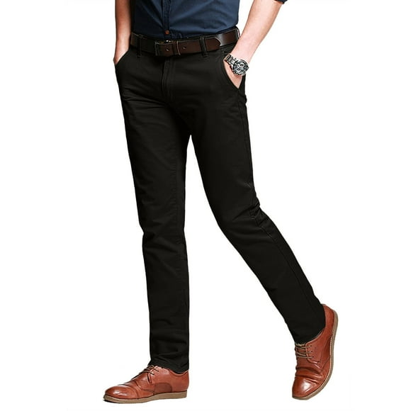 Pantalones a juego para hombre, ajustados, cónicos, elásticos, casuales 8050