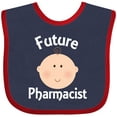 thumbnail image 3 of Inktastic Future Pharmacist Occupation Boys or Girls Baby Bib, 3 of 4