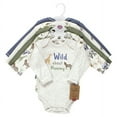 thumbnail image 2 of Touched by Nature Infant Boy Organic Cotton Long-Sleeve Bodysuits, Boy Safari, 12-18 Months, 2 of 7