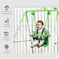 thumbnail image 4 of Outsunny Swing for Infants/Toddlers w/ Safety Harness for 6-36 M, 4 of 10