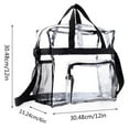 thumbnail image 3 of Neceser de viaje para natación Bolsa portátil para guardar maquillaje Bolsa de playa transparente Bolsa de almacenamiento transparente, 3 of 4