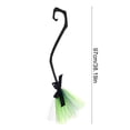 thumbnail image 3 of Halloween Witch Broom, Witch Cosplay Halloween Costume Accessory,38Inch Detachable Realistic Witch Flying Broom Stick with Ribbons for Haunted Witch Party Accessories, 3 of 6