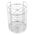 thumbnail image 4 of Raindrops Silver Stainless Steel Utensil Holder with Removable Divider for Kitchen Use 7.5 x 4.2 Inches, 4 of 8