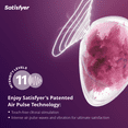 thumbnail image 2 of Satisfyer Cloud Dancer | Air Pulse Technology | 11 Pressure Wave & 12 Vibration Settings | Waterproof (IPX7) | Rechargeable Battery | Skin-Friendly Silicone (Red), 2 of 6