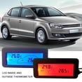 thumbnail image 6 of Digital LCD Car Temperature Meter 12V Vehicle Indoor Outdoor with Clear Display for Cars Trucks Universal Compatibility, 6 of 7
