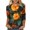 Multicolor Plus Size Blouse for Women_t, variant on CYMMPU 3/4 Sleeve Blouses for Women Dressy Casual Tunic Tops Crew Neck Spring Tops Fall Fashion Shirts Flower Printed Loose Fit Lightweight Basic T-Shirts Multicolor XXL