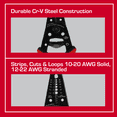 thumbnail image 6 of Hyper Tough 6-inch Wire Stripper with Dual Material Comfort Grips, 6 of 12