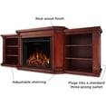 thumbnail image 3 of Real Flame Valmont 74" Electric Fireplace TV Stand in Dark Mahogany, 3 of 9