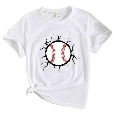 

Pimfylm Girls Tank Tops Girls Short Sleeve Graphic T-Shirt Pink 4-5 Years