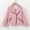 Pink, variant on Tawop Girl Jacket Children's and Girls' Solid Color British Style Leather Jacket Cycling Children's Jacket Leather Jacket