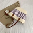 thumbnail image 5 of Kukuzhu Straw Beach Bag, Summer Woven Tote Bag Shoulder Handbag Straw Purses and Handbags for Women Vacation, 5 of 7