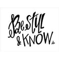 thumbnail image 2 of Barrett, Erin 24x19 White Modern Wood Framed Museum Art Print Titled - Be Still and Know, 2 of 4