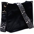 thumbnail image 4 of Monedero cruzado con correa de guitarra de leopardo para mujer, bolso cruzado con forma de cubo para el hombro, BL, 4 of 4