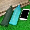 thumbnail image 2 of Wosthever Botella de agua recargable plegable de boca ancha, bolsa reutilizable Flexible para caminar, senderismo, viajar, ciclismo, contenedor Ropa Deportiva, Zapatos Verde 250ml, 2 of 6