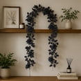 thumbnail image 6 of Fall Decor-Fall Decorations for Home-88.98in Plum Cimicifuga Seeded Garland - Artificial Leaf Garland Centerpieces for Tables Mantle -Autumn Thanksgiving Halloween Decoration for Indoor Wedding Room, 6 of 8