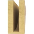 thumbnail image 4 of 3"W x 18"D x 6"H Thin Crestline Rough Cedar Woodgrain TimberThane Corbel, Primed Tan, 4 of 6