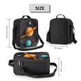thumbnail image 2 of Disketp Solar System Paper Art Bolsa Térmica Estampada para Almuerzo, Lonchera para Hombres y Mujeres Adultos, 2 of 7