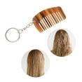 thumbnail image 5 of Unique Bargains 1 Pc Durable Mini Keychain Hair Comb Brown Acetate Sheet, 5 of 5