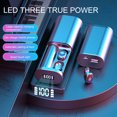thumbnail image 1 of Twowood auricular 2pcs A20 Auriculares compatibles con Bluetooth LED Pantalla LED Tiempo de espera Largo Huella digital Control táctil inalámbrico Auriculares estéreo inalámbricos para deportes, 1 of 6