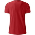 thumbnail image 4 of T Shirts for Men Crewneck Short Sleeve Graphic Crew Neck Relaxed Fit T-Shirt（Wine Size:S-4XL), 4 of 5
