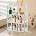thumbnail image 5 of Leodye 4-Tier Bathroom Shelf Organizer , Slim Metal Stand for Small Spaces - Freestanding Storage for Towels, Toiletries-18.7x13.39x6.89in, 5 of 6