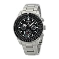 thumbnail image 1 of Reloj cronógrafo Seiko SSC629 Prospex Solar para hombre con esfera negra de acero inoxidable, 1 of 2