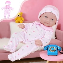 Uxgjfwu Reborn Baby Doll Clothes 30cm/12in, Winter Cotton Style Simulation Baby Doll Outfits, Realistic Doll Clothing Set for Pretend Play, Educational Role Play, Gift