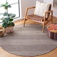 thumbnail image 2 of SAFAVIEH Montauk Karlene Geometric Cotton Area Rug, Ivory/Anthracite, 8' x 8' Round, 2 of 8