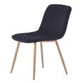 thumbnail image 6 of Smilegend Set of 4 Black Modern Dining Chairs with New Technology - Suitable for Restaurants, Cafes, Offices, Living Rooms, and Reception Rooms, 6 of 7