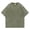Army Green, variant on American Style Retro Heavyweight Solid Color Short Sleeved T-shirt Men Women Summer Street Trendy Washed Old Oversized Clothes