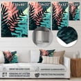 thumbnail image 4 of Designart "Harmonious Ferns Green IV" Floral Ferns Metal Wall Art, 4 of 5