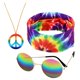 thumbnail image 2 of Conjunto de Disfraz Bombline Hippie 4 Piezas Tie Dye para Mujeres y Hombres, 2 of 6