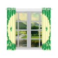 thumbnail image 3 of Mkhert Clover Blackout Window Curtain Kitchen Curtain 26X39 Inch, 2 Panels, 3 of 3