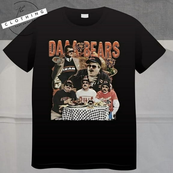 Daaa Bears Vintage Bootleg Tribute T-Shirt, Classic Retro Inspired Graphic Tee, Chicago Football Fan