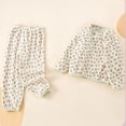 thumbnail image 3 of SJLDQY Girls Flannel Pajamas Long Sleeve Shirt and Pants 2 Piece Pj Sets Winter Sleepwear Warm Loungewear Sets for Girls, 3 of 3