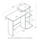 thumbnail image 3 of Escritorio para ordenador Furinno Efficient Home con estantes, 3 of 6