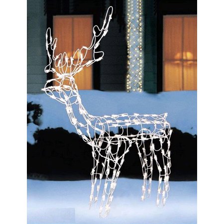 cool white outdoor reindeer
