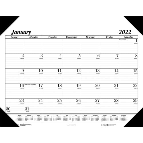 House Of Doolittle 1PK Recycled One Color Refillable Monthly Desk Pad house-of-doolittle-1pk-recycled-one-color-refillable-monthly-desk-pad