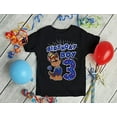 thumbnail image 2 of Tstars Nickelodeon Paw Patrol Chase Boys' 3rd Birthday T-Shirt - Fun Toddler Gift - 5-6, Black, 2 of 5