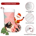 thumbnail image 5 of Salouo Colorful Cat With Flowers Print Christmas Stockings,Large Xmas Stocking Set of 1 Holiday and Farmhouse Stocking for Christmas Holiday Party Decoration(17.7*11 Inch), 5 of 7