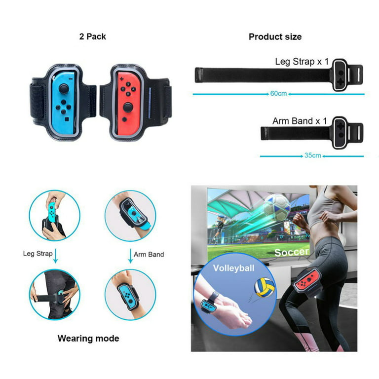 Switch Sports Accessories Bundle-SLLFLY 12 in 1 Nintendo Switch Sports Kit  Compatible with Switch/Switch OLED Nintedo Sports Games