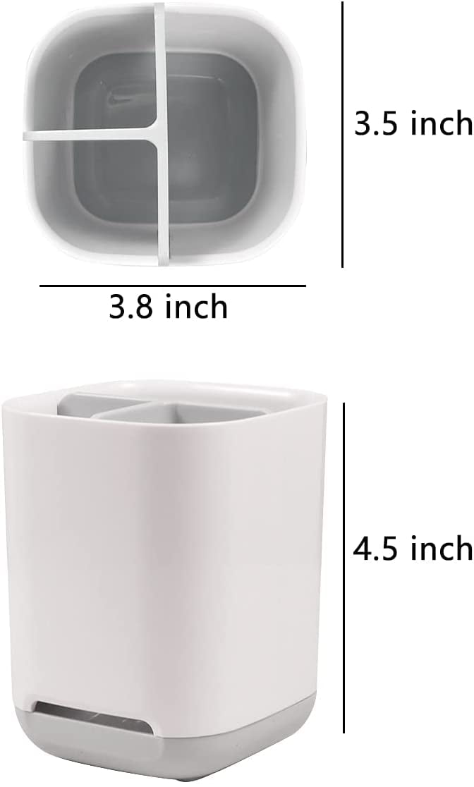 RI Plastics UM3133 Gray or White ABS Surgical Scrub Brush Dispenser