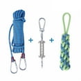 thumbnail image 1 of Dog Spring Pole Toys Set Outdoor Hanging Exercise Cotton Rope Dog Teething Toy, 1 of 2