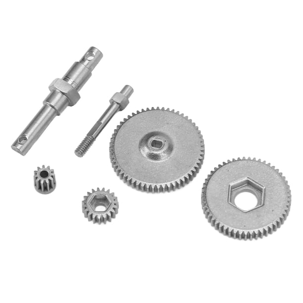 Kit De Eje Y Engranaje, Juego De Engranajes De Transmisión Eficaz Resistente Al Desgaste No Destructivo De Alta Precisión Para AXIAL SCX24 AXI00001 1/24 RC Car